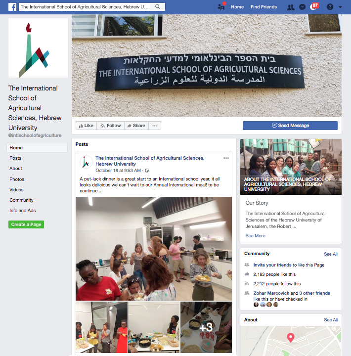 intschool facebook page